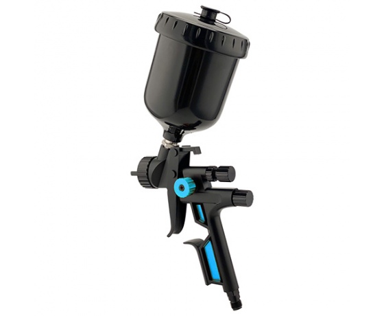 Фото 2 - Краскопульт пневматический LVMP верх.пласт.бачок 600мл форсунка-1,3мм  ITALCO GLOSS-2-1.3LM