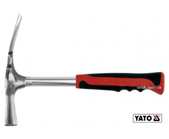 Фото 2 - Молоток каменяра YATO з металевою ручкою 315 мм 600 г