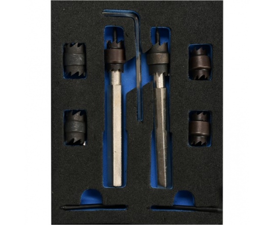 Фото 2 - Засоби для висвердлення точкової зварки YATO, Ø= 8/10 мм, 9 елем.