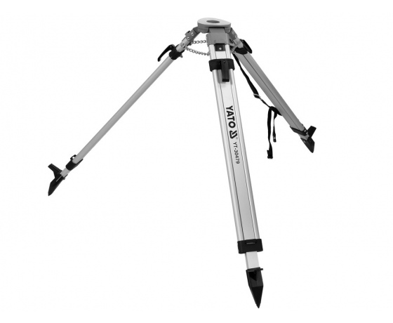 Фото 3 - Штатив тринога для вимірюв. приладів YATO телескоп (2 секціі) . кріплення 5/8