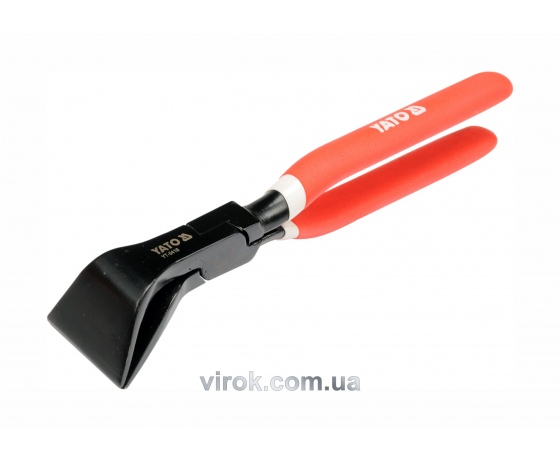 Фото 2 - Кліщі покрівельні YATO вигнуті 45° l=280 мм