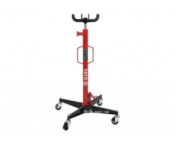 Фото 2 - Підіймач коробок передач авто гідравлічний на колесах YATO 500 кг 1140-1945 мм