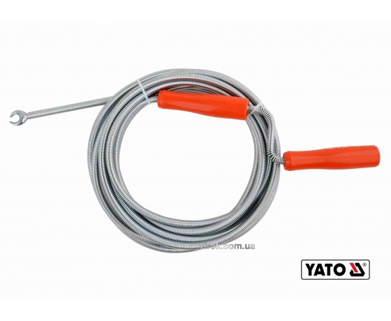 Фото 2 - Трос для очищення каналізаційних труб YATO 9 мм x 5 м