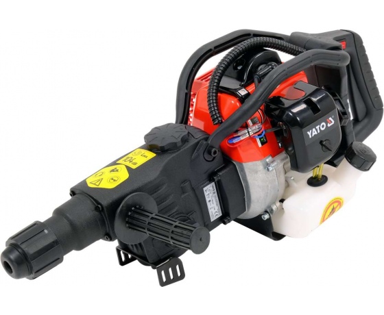 Фото 2 - Бензомолот відбійний YATO, з SDS MAX захопом, P= 1.3 кВт, J= 45 Дж, 3200 уд/хв, бак- 1,3л, 0,6 л/год