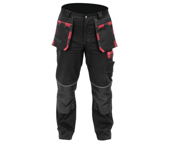 Фото 3 - Штани робочі YATO REBAR, розмір XXL; 14 кишень, 97%- бавовна, 3%-еластан