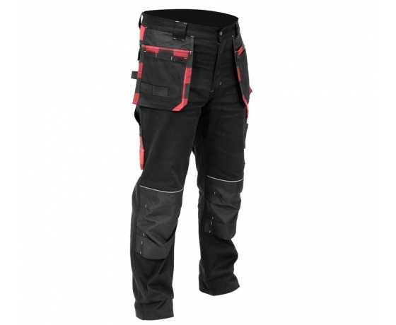 Фото 5 - Штани робочі YATO REBAR, розмір XXL; 14 кишень, 97%- бавовна, 3%-еластан