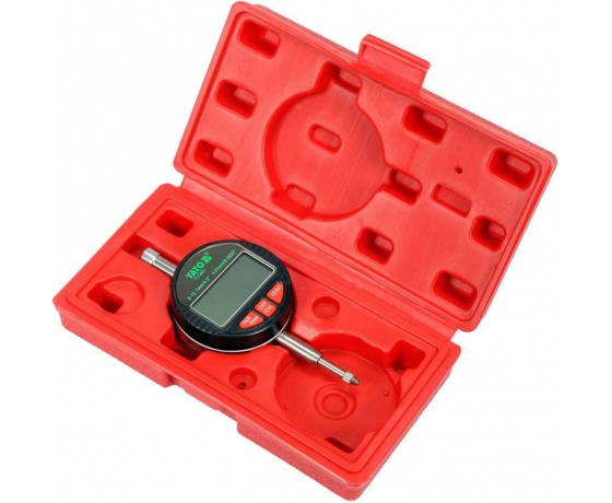 Фото 4 - Тестер електронний контролю биття дисків і механ. валів YATO в межах до 12,7 мм, точність- 0,01 мм