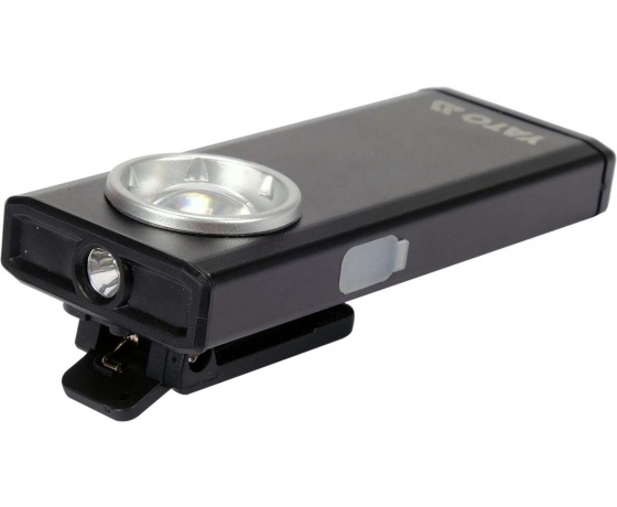 Фото 7 - Ліхтар світлодіодний акумул. YATO Li-Po 3.7 В, 500 Lm, функ. павербанк на 1500 mАГод