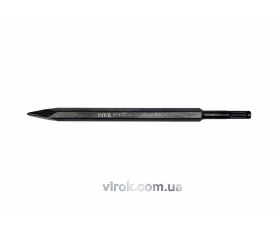 Фото 2 - Зубило-піка YATO SDS+ 4 x 14 x 250 мм