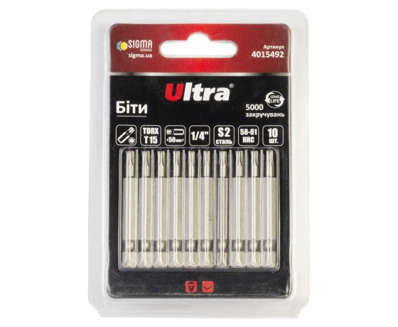 Фото 2 - Биты TORX 15×50мм ¼