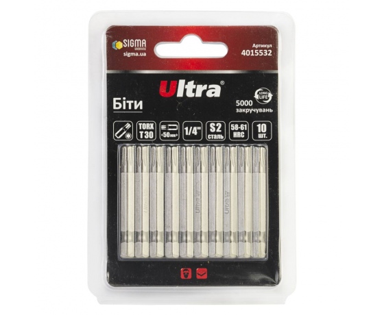 Фото 2 - Биты TORX 30×50мм ¼