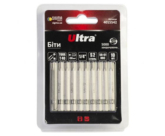 Фото 2 - Биты TORX 40×50мм ¼