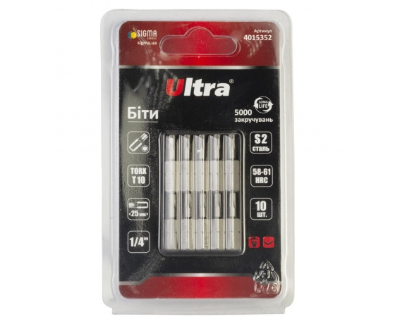 Фото 2 - Биты TORX 10×25мм ¼