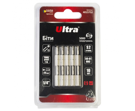 Фото 2 - Биты TORX-proof 10×25мм ¼