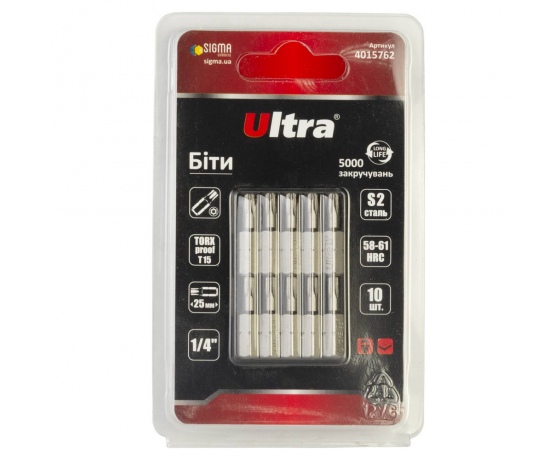 Фото 2 - Биты TORX-proof 15×25мм ¼