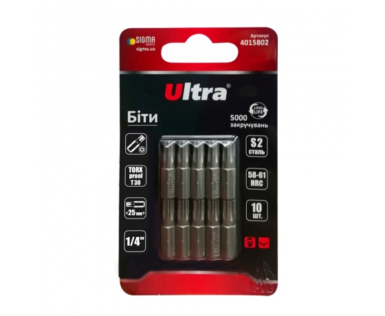 Фото 2 - Биты TORX-proof 30×25мм ¼