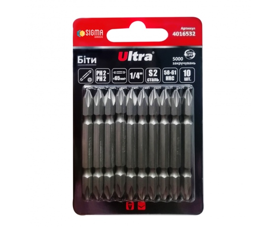 Фото 2 - Биты PH1-PH2×65мм ¼