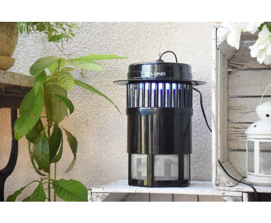 Фото 10 - Лампа проти комах з вентилятором LUND, від електр. мережі 230 В, 20 Вт, 310х 165 мм