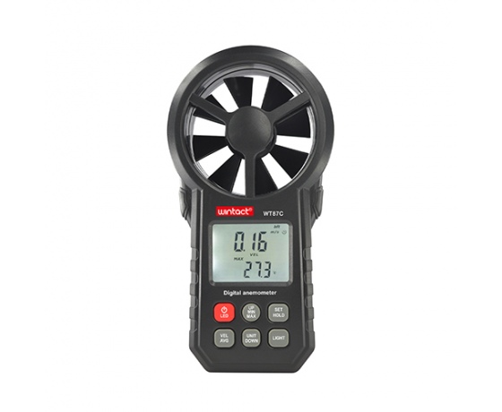 Фото 2 - Анемометр с функцией измерения объёмного расхода 0,3-30м/с -10-45C  WINTACT WT87C