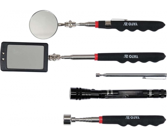 Фото 3 - Засоби для огляду обладнання YATO, набір 5 елементів