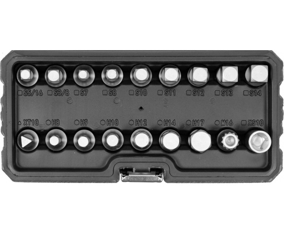 Фото 2 - Торцеві насадки для оливозливних пробок YATO: квадрат- 3/8