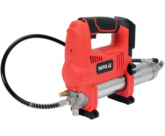 Фото 3 - Шприц мастильний YATO, 600 см³, акумуляторний-18 В, 3000 мАГод, 62 MPa. з гнучким аплікатором- 76 см