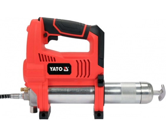 Фото 5 - Шприц мастильний YATO,600 см³,акумулятор.18В,62 MPa. з гунчким аплікатором- 76 см(БЕЗ АКУМУЛЯТОРА)