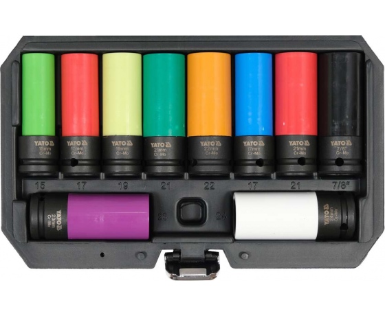 Фото 4 - Головки торцеві ударні для литих дисків YATO: квадрат- 1/2