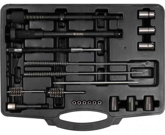 Фото 3 - Засоби для обробки гнізд сопл форсунок YATO кпл. 7 елем.