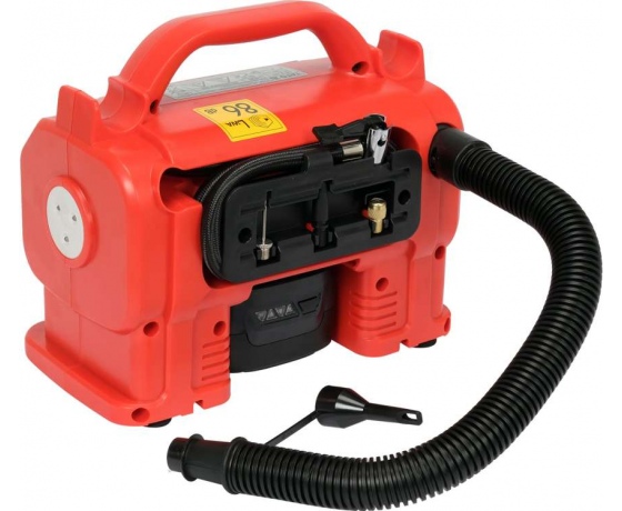 Фото 4 - Компресор акумуляторний YATO Li-Ion 18 В, 3.0 AxГ, 60 Вт,тиск ≤ 11 Bar, подача повітря- 21 л/хв