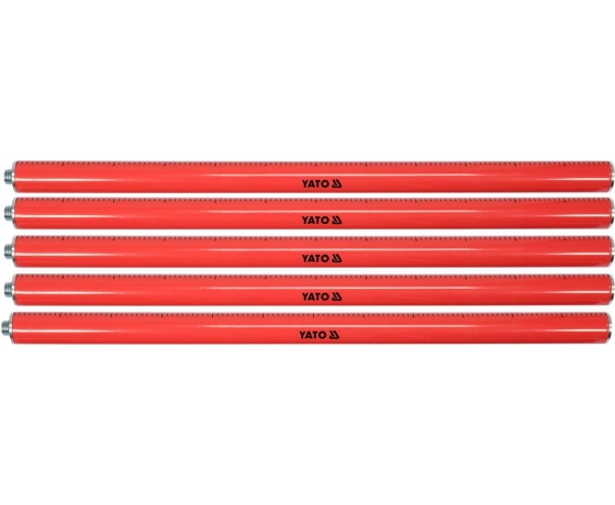 Фото 7 - Жердина з триногою для лазерних рівнів складана YATO кріплення 5/8