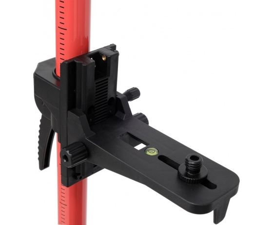 Фото 2 - Жердина з триногою для лазерних рівнів складана YATO кріплення 5/8