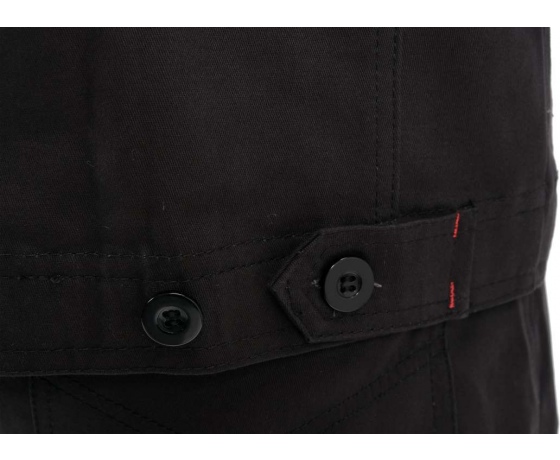 Фото 9 - Куртка робоча COMFY YATO розмір L/XL, чорно-червона, 7 кишень, 100% бавовна