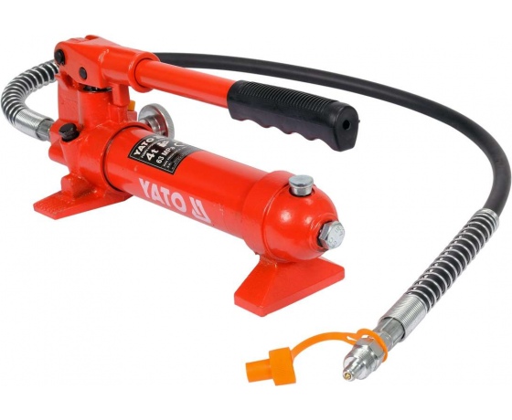 Фото 3 - Насос для гідравлічної розпірної стійки YATO 4 т, роб тиск- 560 Bar