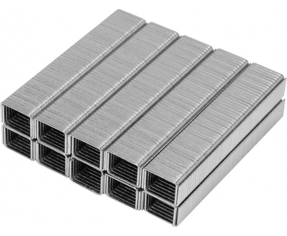 Фото 2 - Скоби до степлера YATO YT-70020 i YT-70021, : h= 10 мм, b= 11.3 мм, t= 1.2х 0,52 мм, уп. 1000 шт.