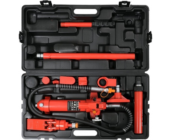 Фото 4 - Стійка розпірна гідравлічна в наборі YATO 4 т, хід штока- 125 мм, діапазон приводу- 270-395 мм