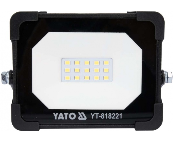 Фото 4 - Прожектор з SMD-діодним випромінювачем YATO: 10 Вт, 230 В, 950 Лм, 15 діодів, 115x 98x 32 мм