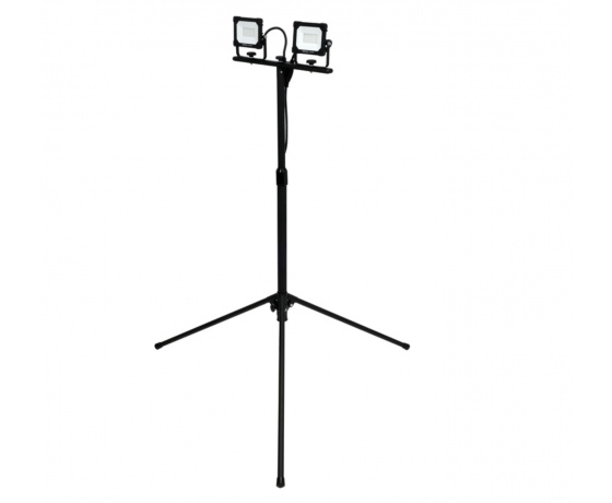 Фото 4 - Прожектори з SMD-діодним випромін. YATO: 2 x 20 Вт, 230 В, 2 x 1900 Lm, на штативі h= 0.6-1.22 м