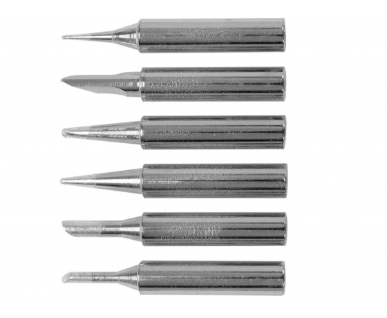 Фото 2 - Жала до паяльників різної форми тип 900М YATO, тримач Ø= 4,5/ 6 мм, компл. 6 шт