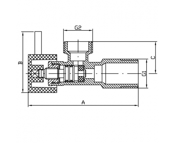 Фото 3 - Кран KOER KR.516 - 1/2x3/4 (KR2879)