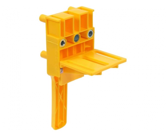 Фото 4 - Шаблон для кілкових сполучень YATO з отворами Ø= 6, 8, 10 мм, 195х 70х 115 мм