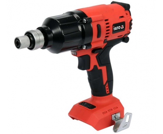 Фото 3 - Гайковерт ударний акумулят безщітковий YATO:квадрат-1/2