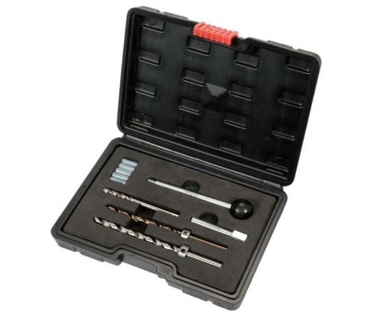 Фото 3 - Набір засобів для ремонту різьби форсунок YATO, 10 елем.