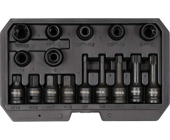 Фото 3 - Набір знарядь для ремонту гальмівних колодок YATO: тримач- 1/2