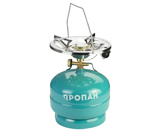 Фото 4 - Набор комплект газовый кемпинг с пьезоподжигом Comfort 5л + Пистолет термоклеевой автономный Ø8мм 8Вт/6В SIGMA (29031112)