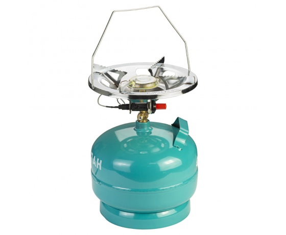 Фото 5 - Набор комплект газовый кемпинг с пьезоподжигом Comfort 5л + Пистолет термоклеевой автономный Ø8мм 8Вт/6В SIGMA (29031112)