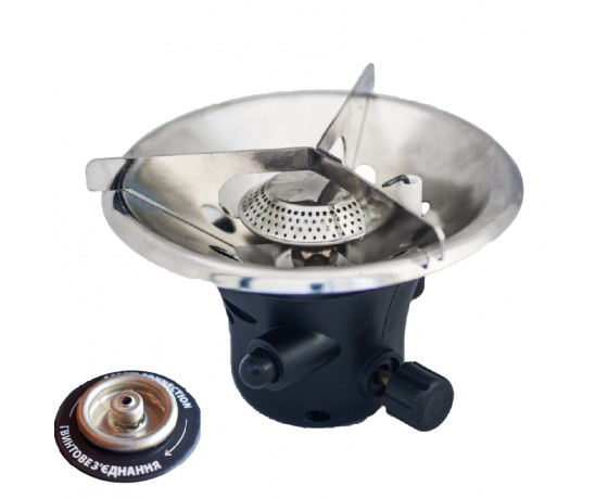 Фото 2 - Пальник газовий туристичний PIEZO з різьбовим (7/16) з'єднанням. [12]