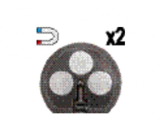 Фото 15 - Лампа світлодіодна для освітл відсіка двигуна YATO; 3.7 В акумулят. Li-Ion, 2 режими, 750/370 Lm