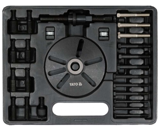 Фото 2 - Набір знарядь для демонтажу демпферних шківів YATO, 23 елем.