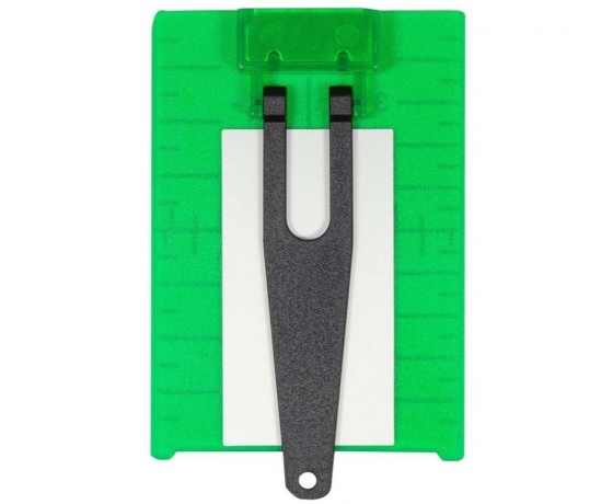 Фото 3 - Пластина прицільна для нівеліра з лазерним зеленим променем YATO 105х 75х 3,2 мм